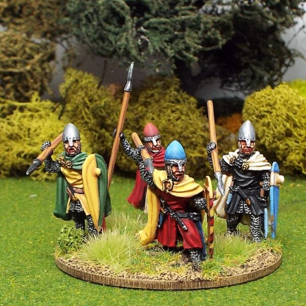 Foot knights with spears