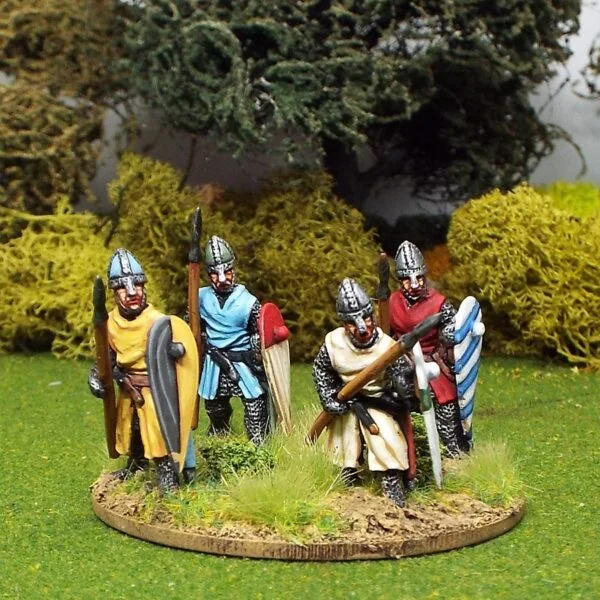 Foot knights with spears