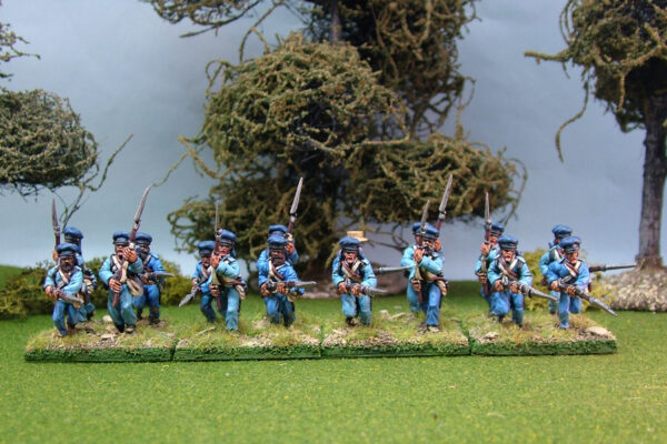 United States Infantry advancing or charging.