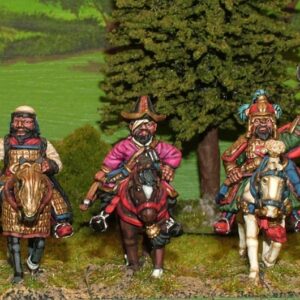 Great Mongol Generals. Contains 3 mounted figures. Supplied unpainted.