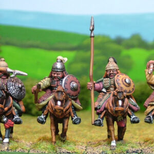 Mongol Heavy cavalry on unarmoured Horses