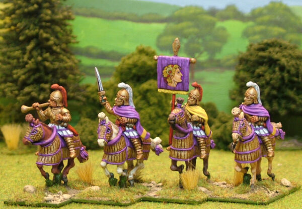 Agema Cataphracts Half Barding Command. 