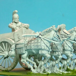 Macedonian Successor 4 horse scythed chariot.