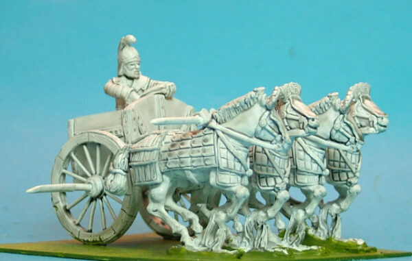 Macedonian Successor 4 horse scythed chariot.