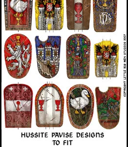 Late Medieval  Hussite Pavisse Designs.