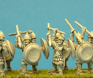 Punic Infantry Hoplites wearing Bronze Cuirass.