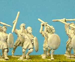 Libyan Skirmishers with Javelin and buckler.