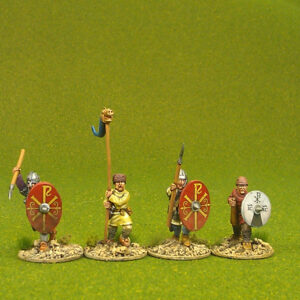 Romano British Command advancing 1.