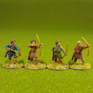 Romano British Archers bare headed.