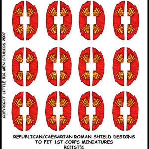 Republican Roman Shield Decals