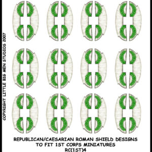 Republican Roman Shield Decals