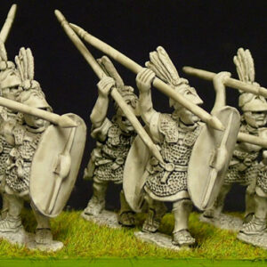 Triarii with spear attacking.