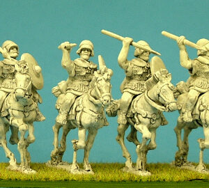 Equites Cavalry with javelin and shield.