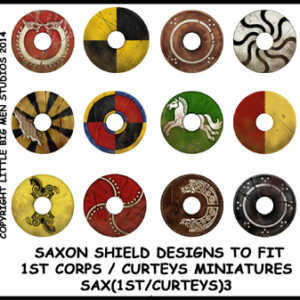 Early Saxon shield decals transfers