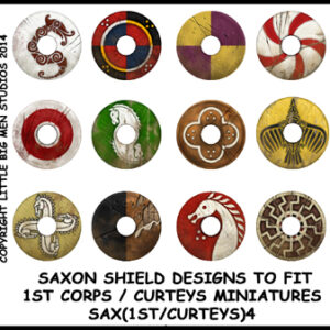 Early Saxon shield decals transfers.