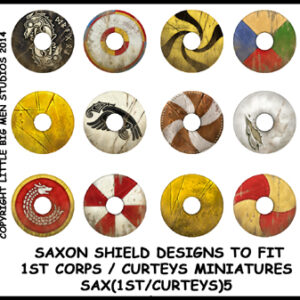 Early Saxon shield decals transfers.