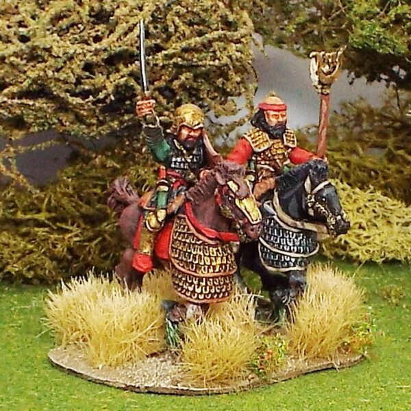 Scythian or Sarmatian Mounted General and Standard Bearer.