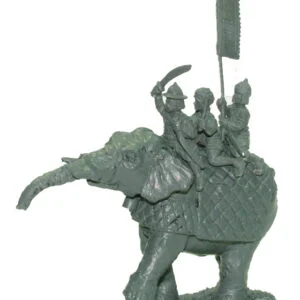 Command elephant, Noble with sword.