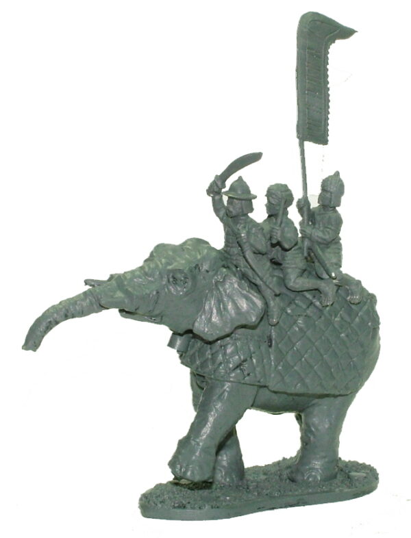 Command elephant, Noble with sword.