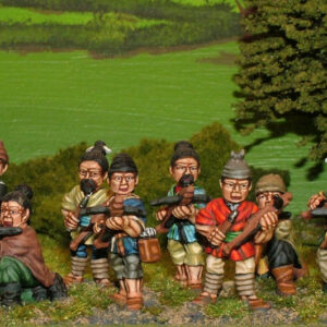 Sung Chinese Unarmoured crossbowmen.