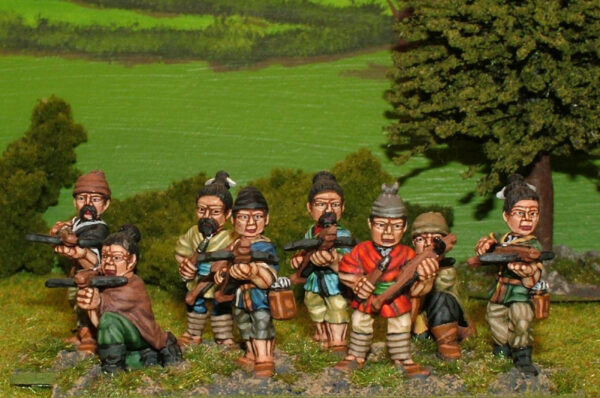 Sung Chinese Unarmoured crossbowmen.