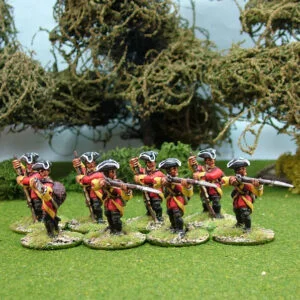 Seven Years War British firing line.