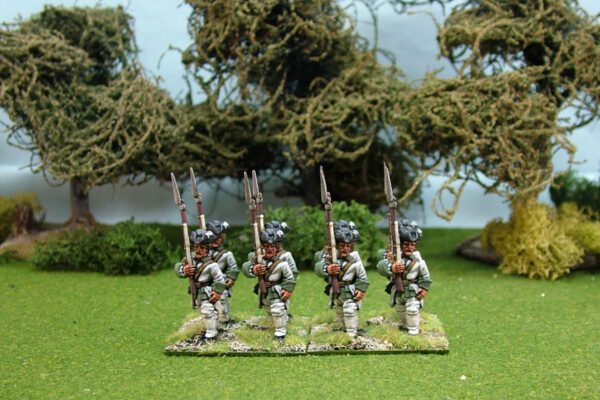 Seven Years War French Infantry Marching.