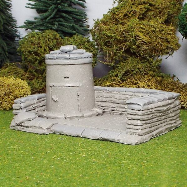 Sand Bagged features and Personal Shelter.