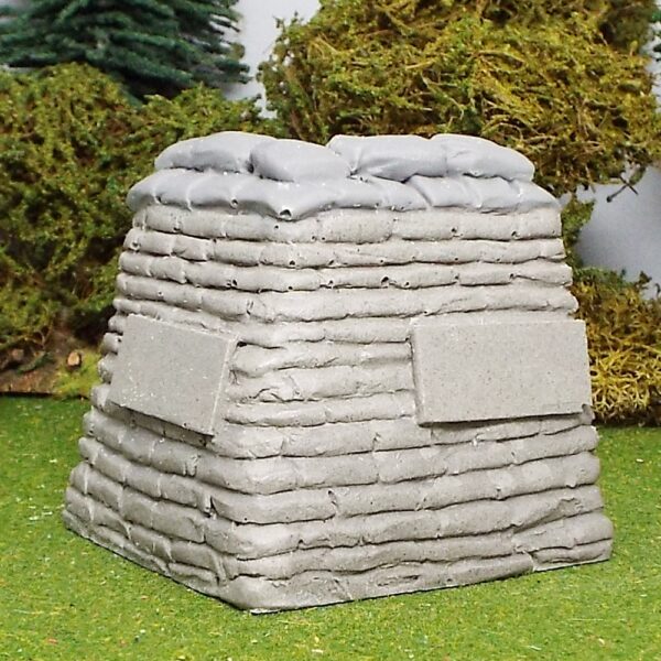 Sand Bagged features and Personal Shelter.