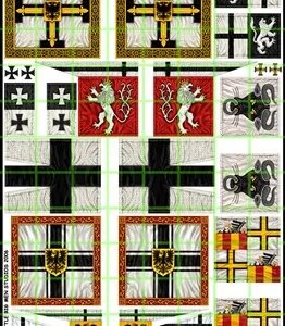 Teutonic banners.