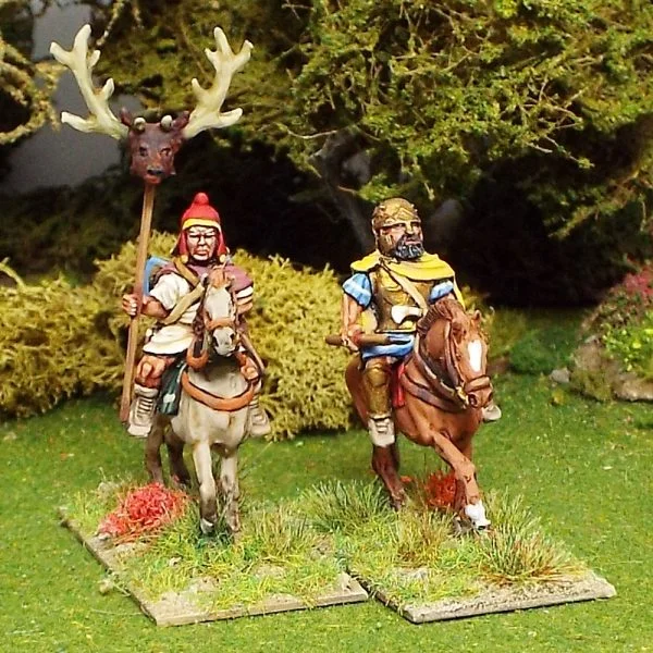 Thracian Mounted Chieftan and Banner Bearer.