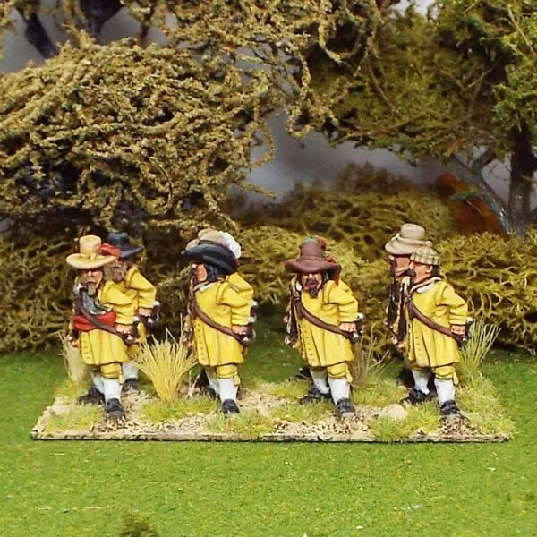 Thirty Years War Unarmoured pikemen.