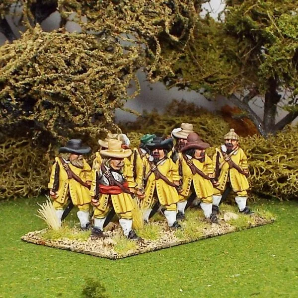 Thirty Years War Unarmoured pikemen.