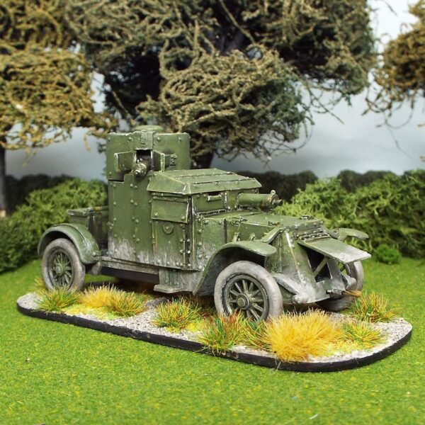 Austin Armoured Car with single turret.