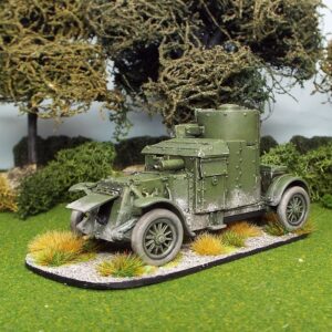 Austin Armoured Car with single turret.