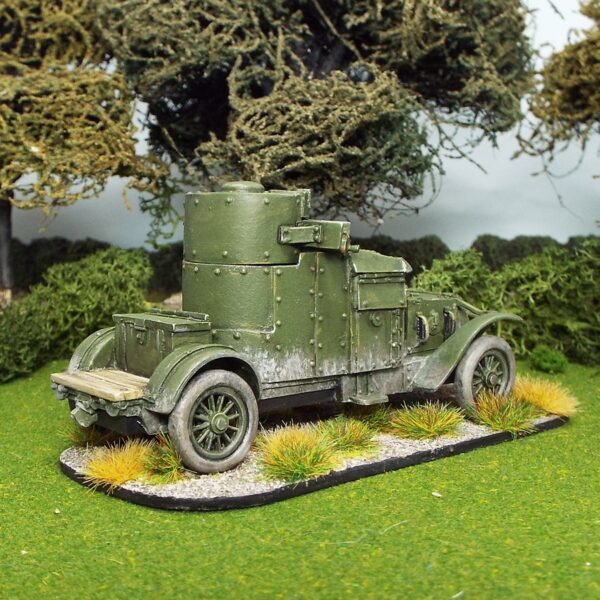 Austin Armoured Car with single turret.