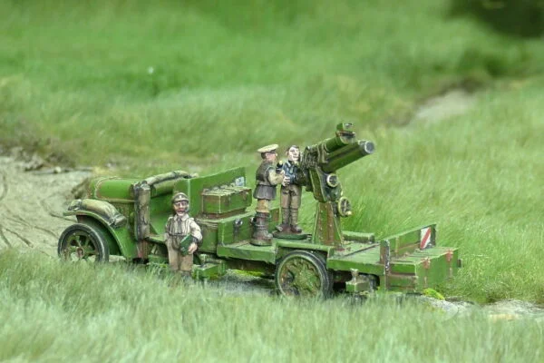 British Anti Aircraft truck.