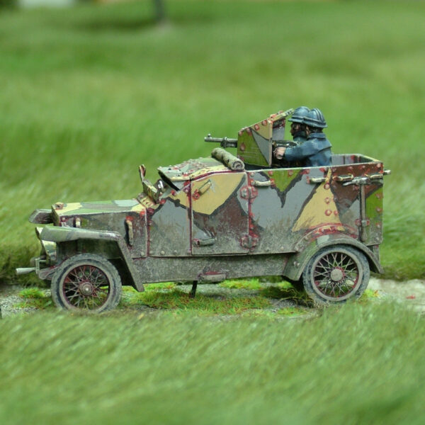 Peugeot Armoured Car with Machine Gun.