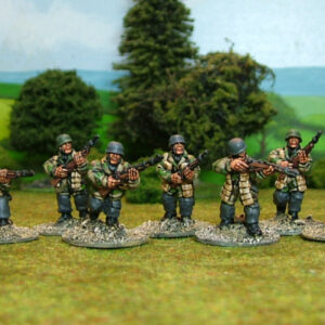 German Fallschirmjager paratroops with Rifles.