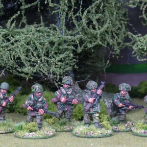 British Paratroops with Rifles.