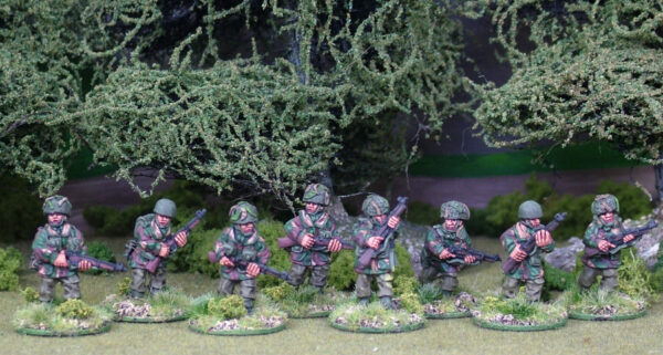 British Paratroops with Rifles.