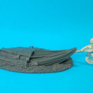 Collapsed Parachute canopy and Paratrooper. Canopy cast in resin. Supplied unpainted.