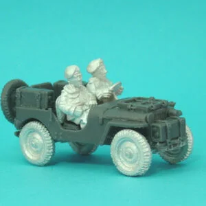 British Airborne Artillery jeep.