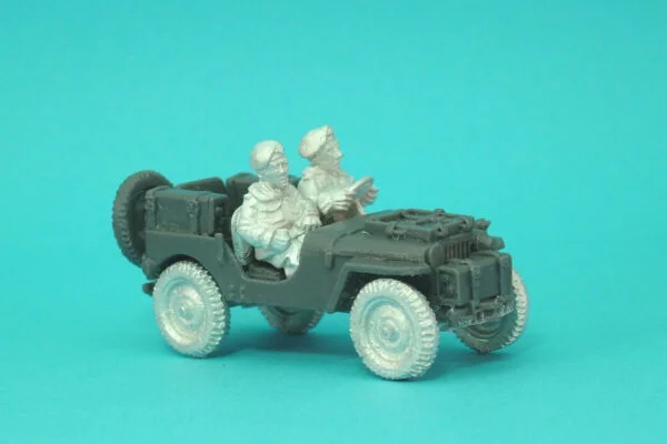 British Airborne Artillery jeep.