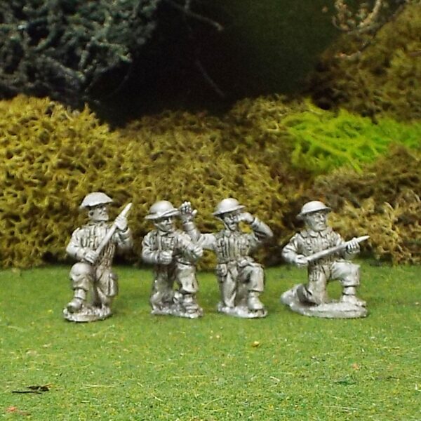 British 6ld Anti Tank Gun Crew 4 Figures