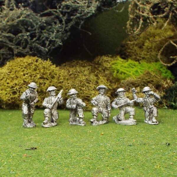 British 6ld Anti Tank Gun Crew 6 Figures