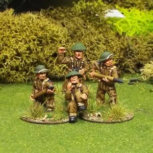 British 17ld Anti Tank Gun Crew 4 Figures