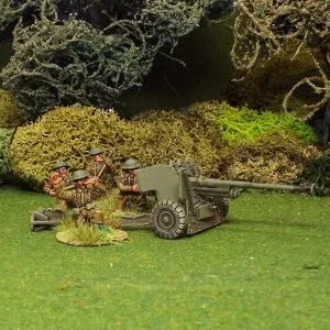 British 1/48 pdrAnti Tank Gun.With 4 28mm crew.