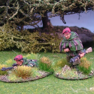 British Paratrooper Snipers in beret.