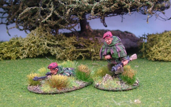 British Paratrooper Snipers in beret.